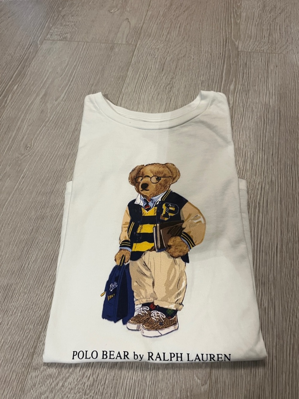 Polo white Ralph Lauren tshirt size 14-16 boys